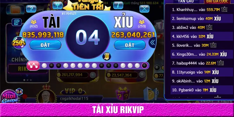 tài xỉu rikvip